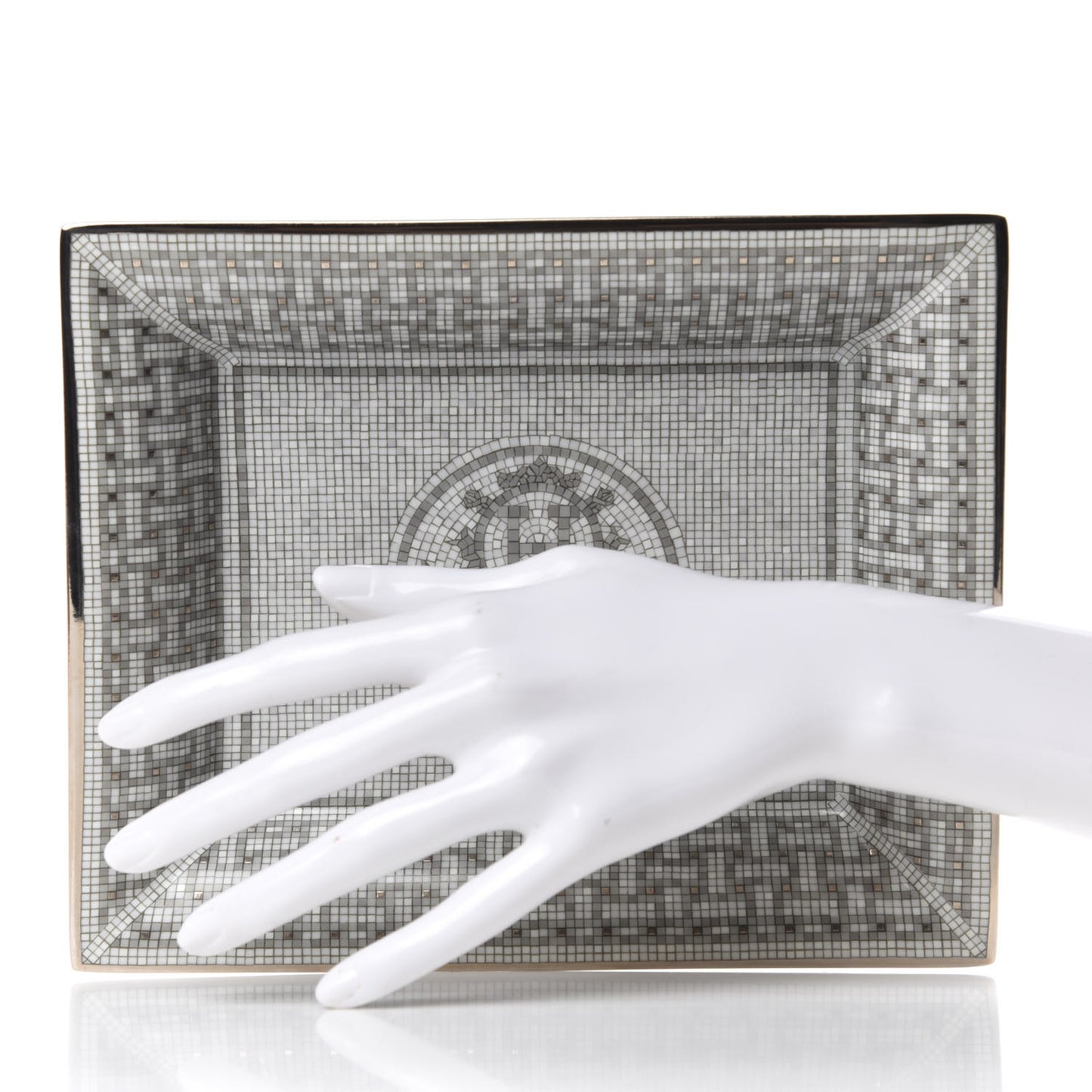 Porcelain Mosaique Au 24 Platine Change Tray