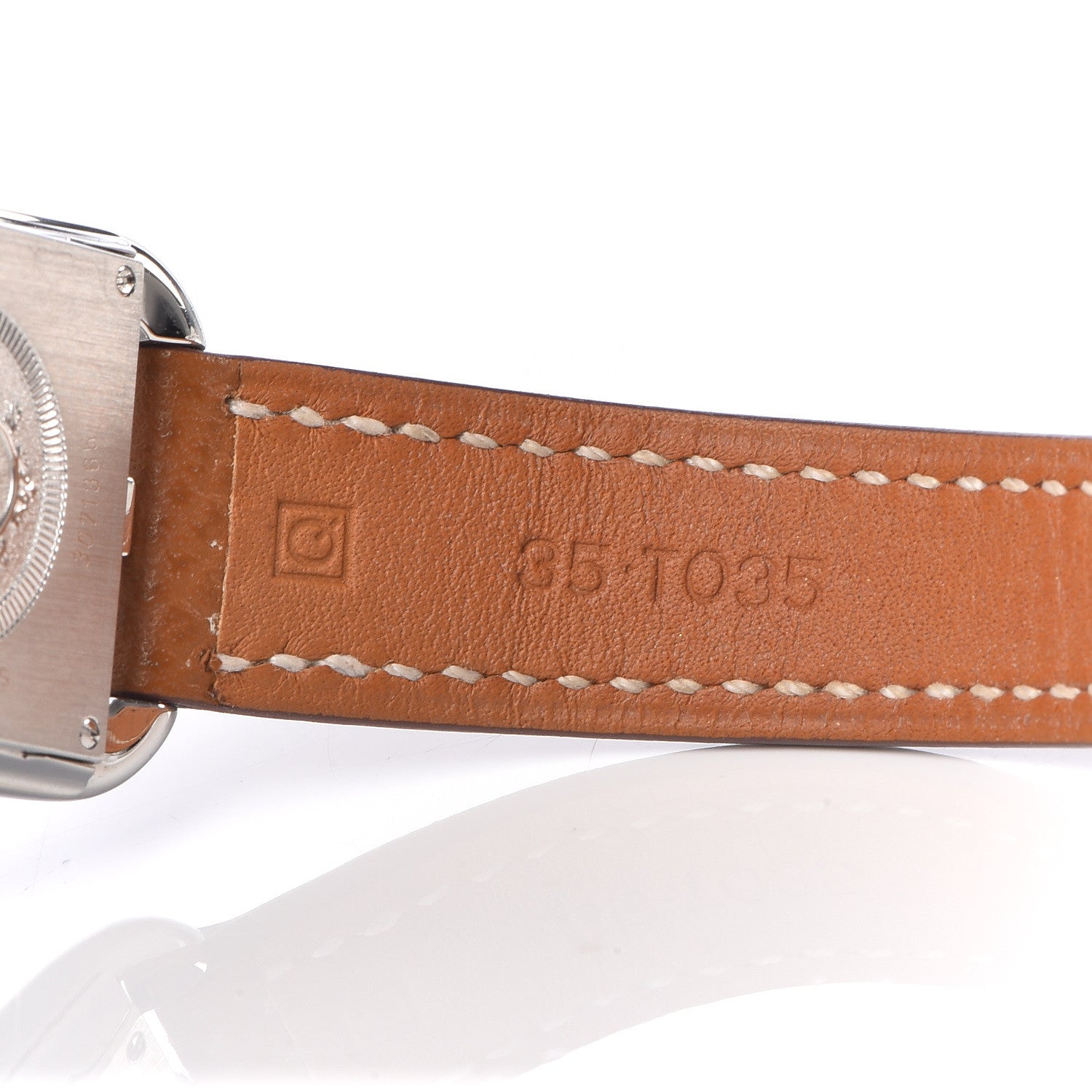 Hermes Stainless Steel Epsom 23mm Cape Cod Quartz Watch Gold 6 of 11