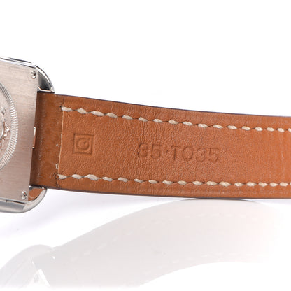 Hermes Stainless Steel Epsom 23mm Cape Cod Quartz Watch Gold 6 of 11