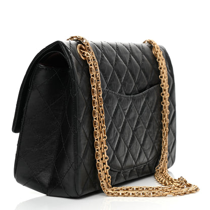 Chanel Aged Calfskin Quilted 2.55 Reissue 226 Flap Black 3 of 13