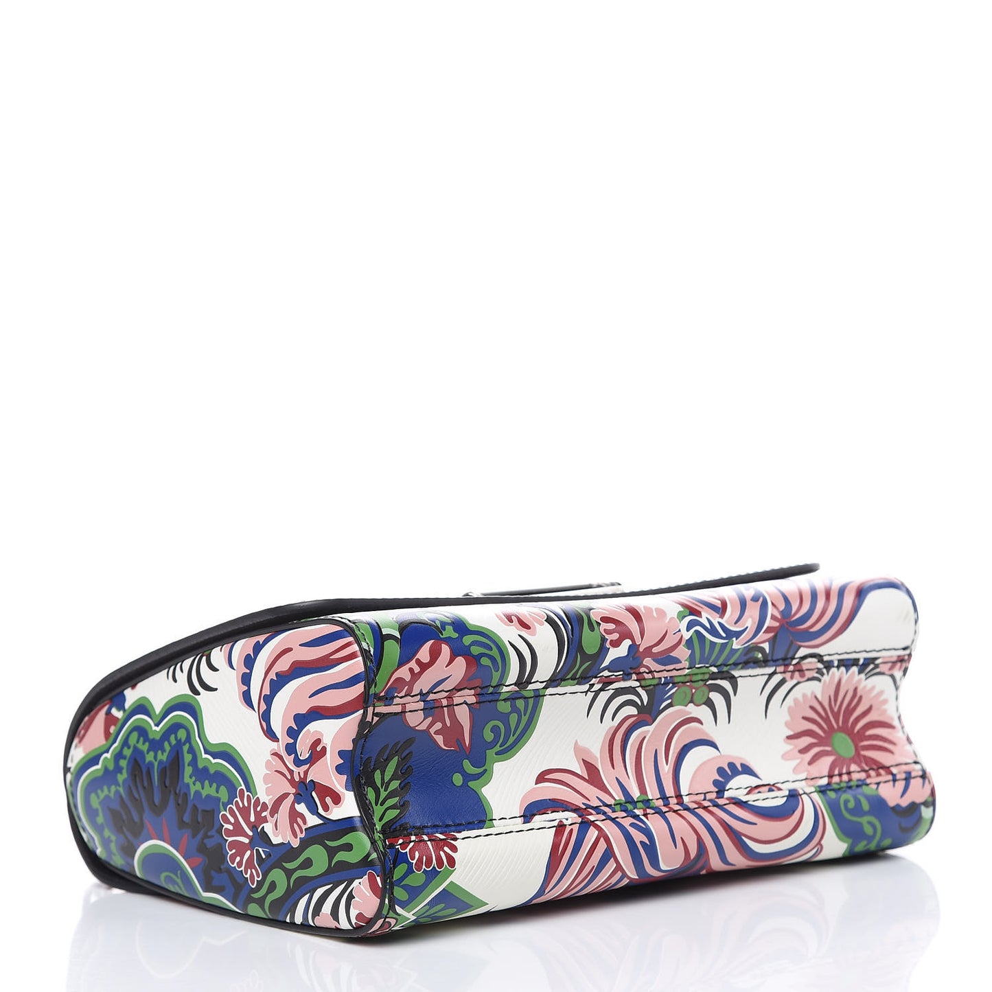 Epi Floral Twist Shoulder Bag MM Multicolor