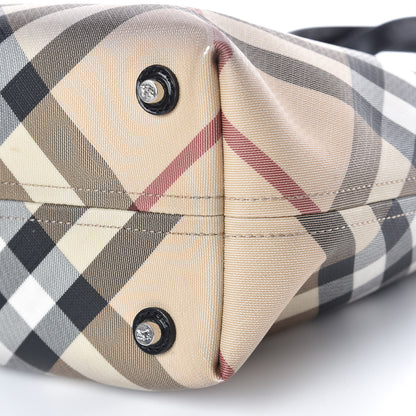 Burberry Supernova Check Stanton Tote Black 12 of 20