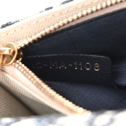 Christian Dior Oblique Saddle Chain Pouch Blue 6 of 9