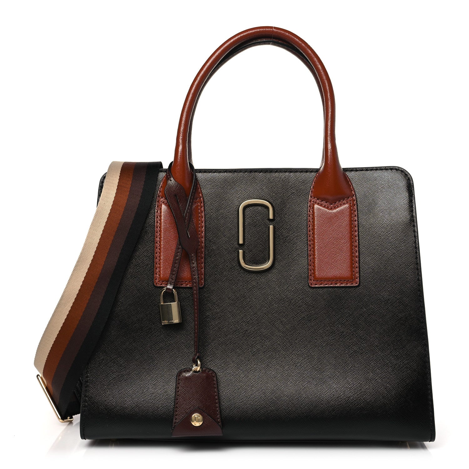 Marc Jacobs Saffiano Big Shot Tote Black 1 of 8
