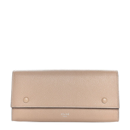 Celine Calfskin Large Multifunction Flap Wallet Dune 1 of 6