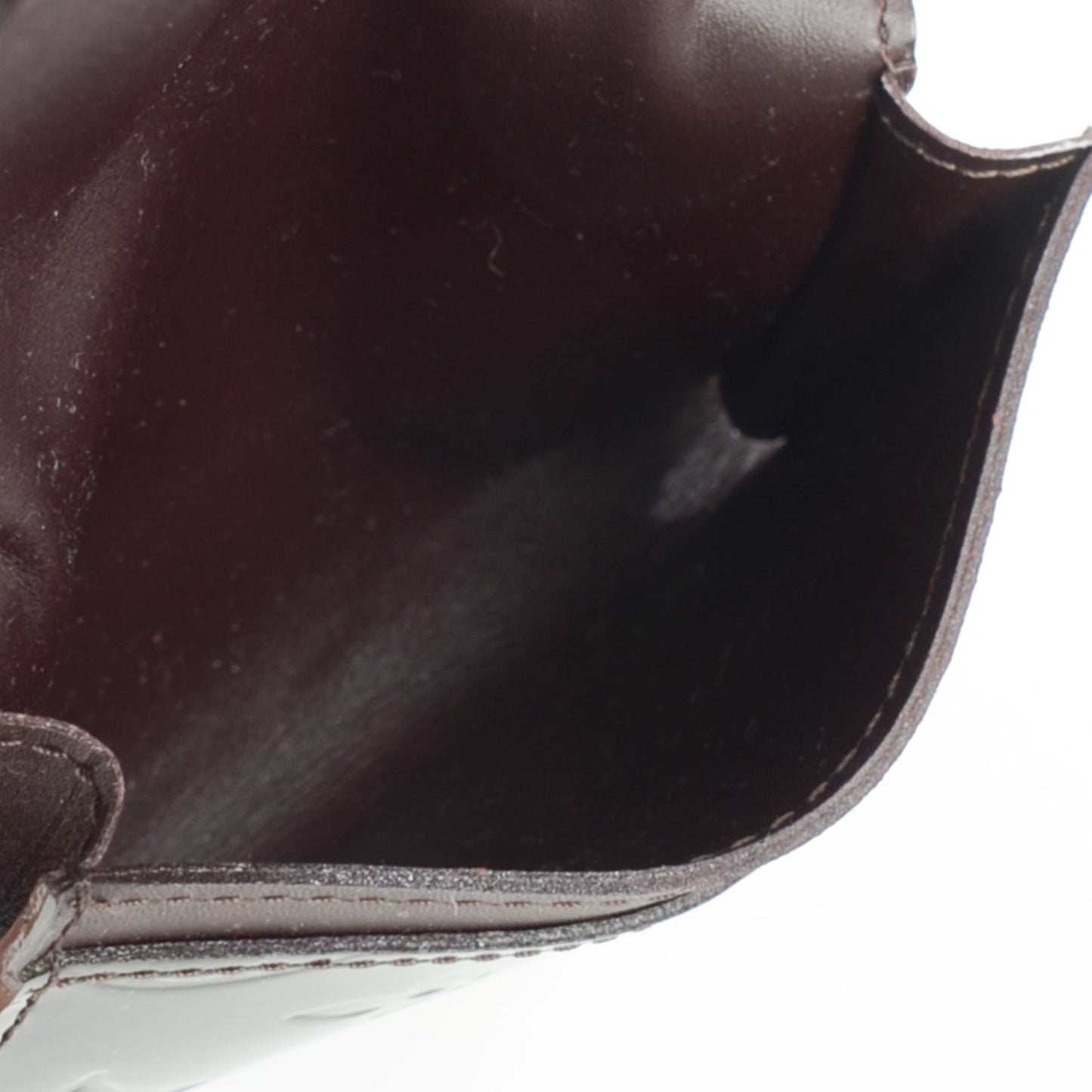 Vernis Business Card Holder Amarante