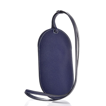 Hermes Chevre Mysore In-The-Loop Phone To Go PM Case Bleu Encre 3 of 7