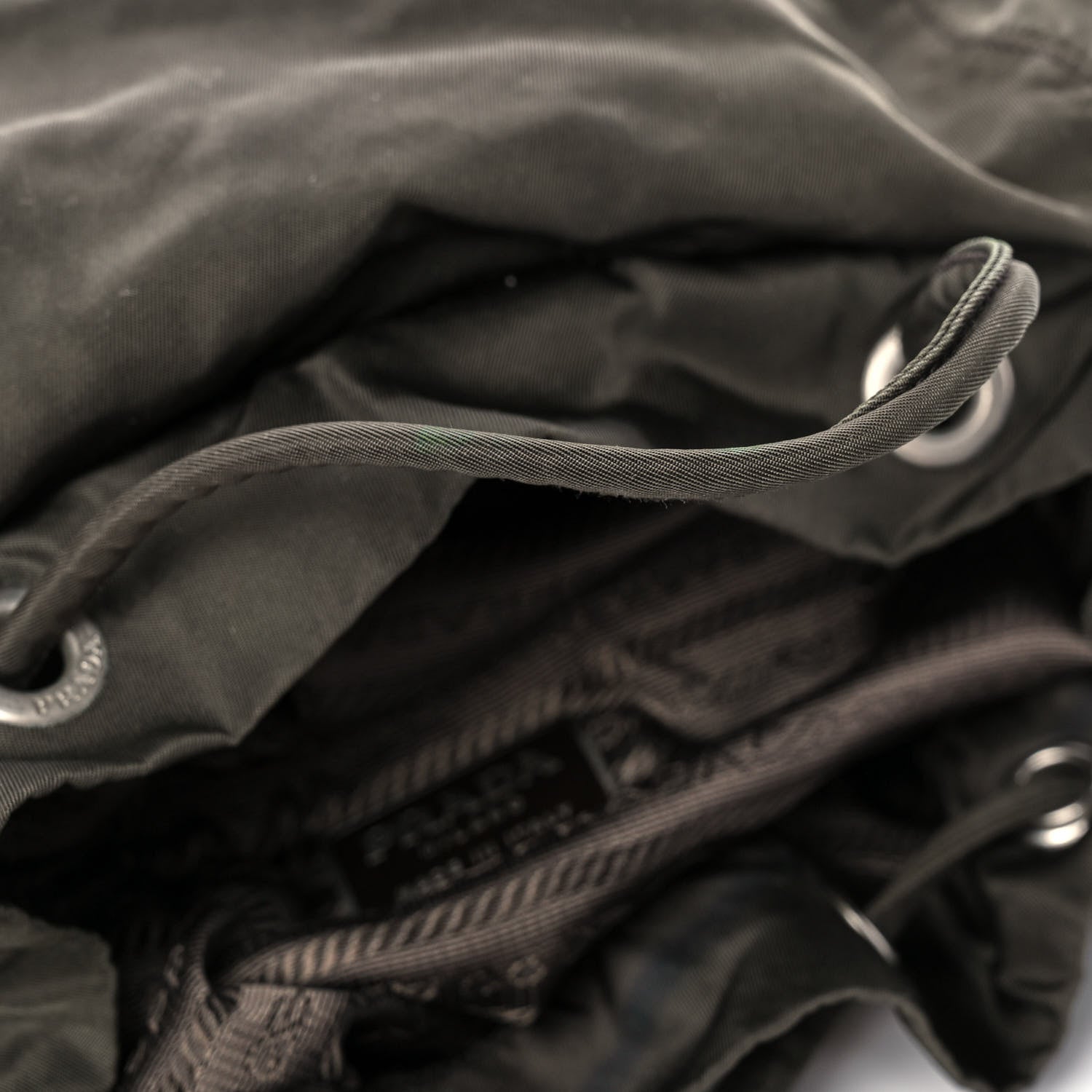 Prada Nylon Vela Medium Backpack Mimetico 10 of 11