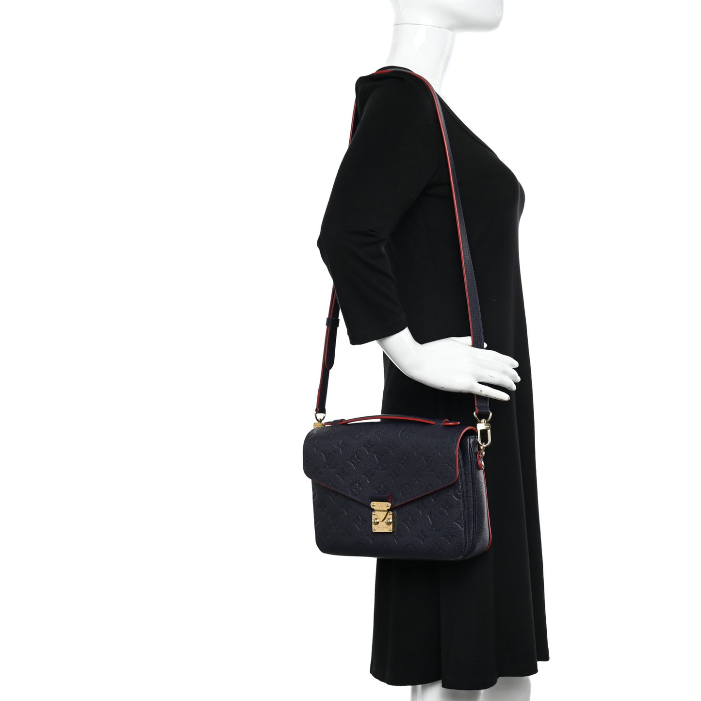 Empreinte Pochette Metis Marine Rouge