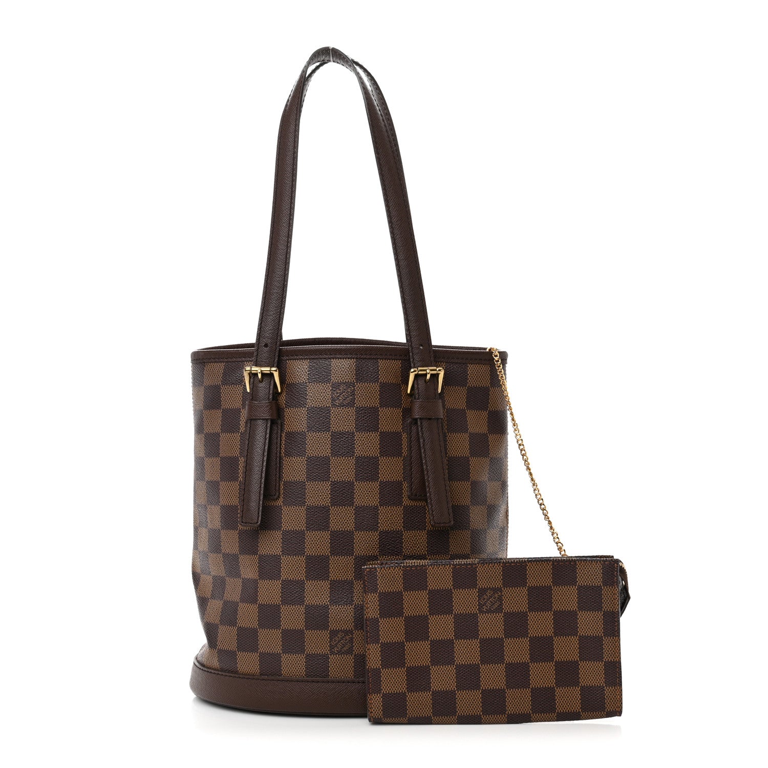 Louis Vuitton Damier Ebene Marais Bucket 23 1 of 10
