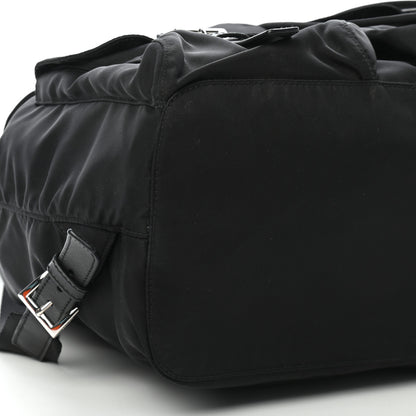 Prada Tessuto Nylon Saffiano Medium Backpack Black 7 of 8