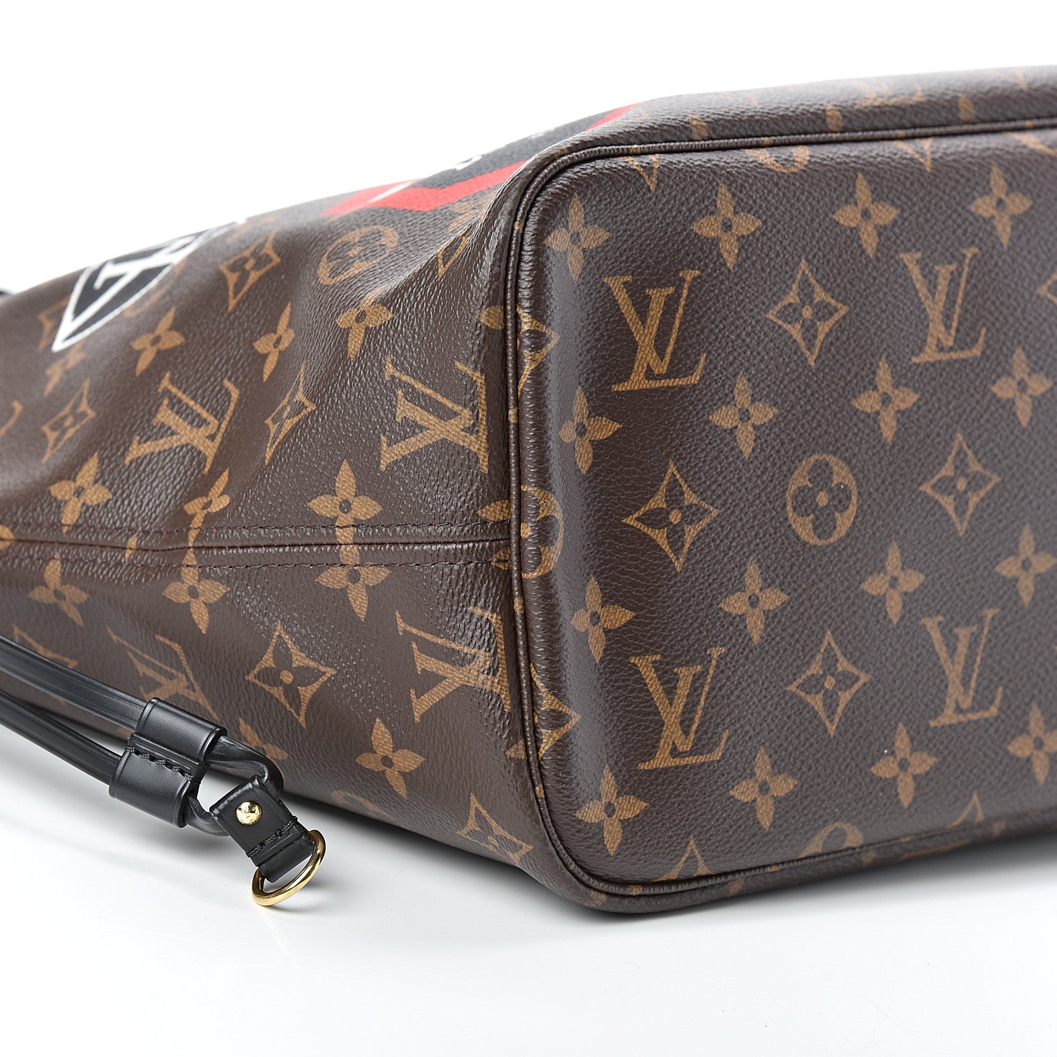Louis Vuitton Monogram World Tour Neverfull MM 9 of 12