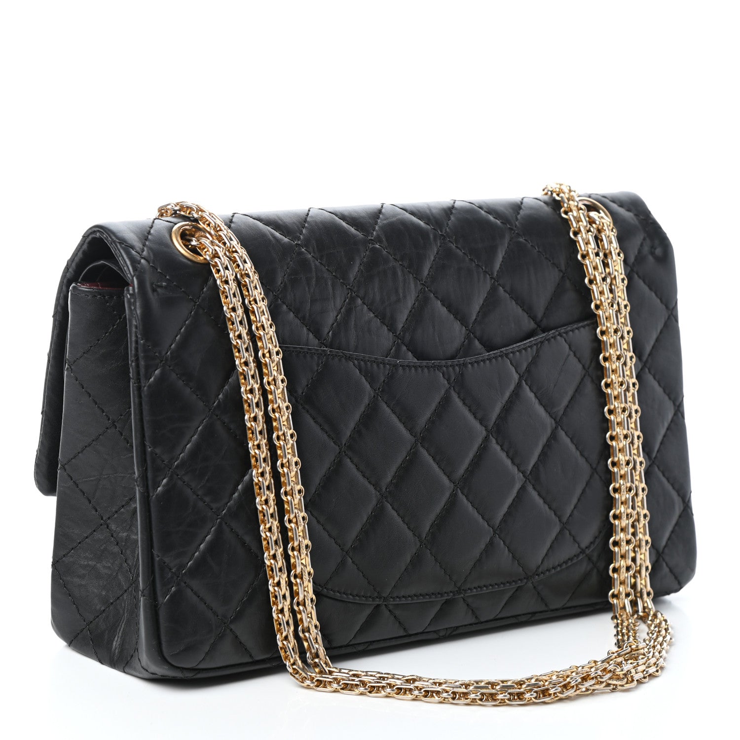 Chanel Aged Calfskin Quilted 2.55 Reissue 227 Flap Black 3 of 10