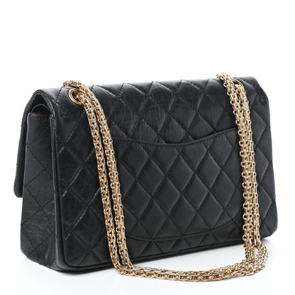 Chanel Aged Calfskin Quilted 2.55 Reissue 227 Flap Black 3 of 10
