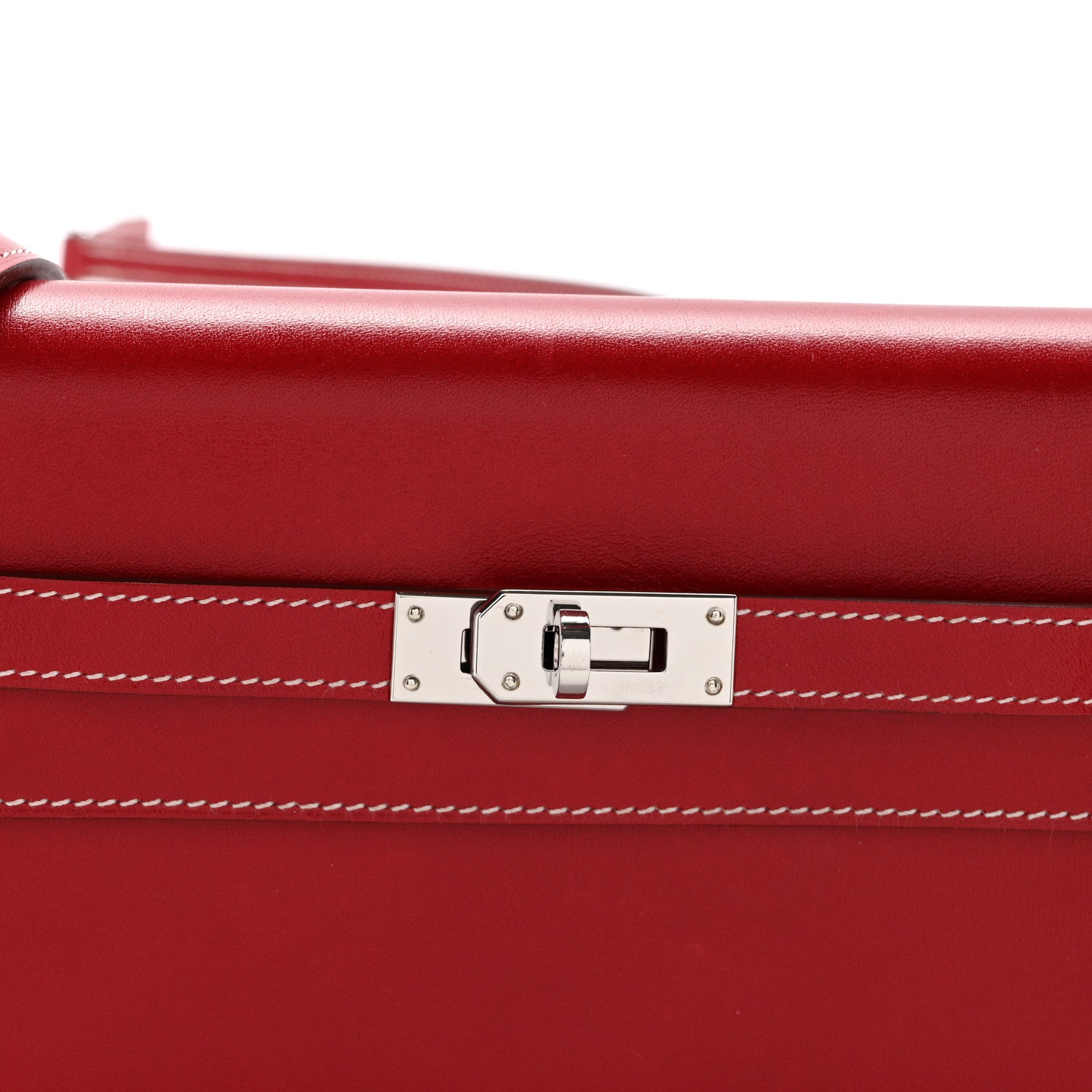 Hermes Box Kelly Wallet To Go Rock Rouge Piment 7 of 11