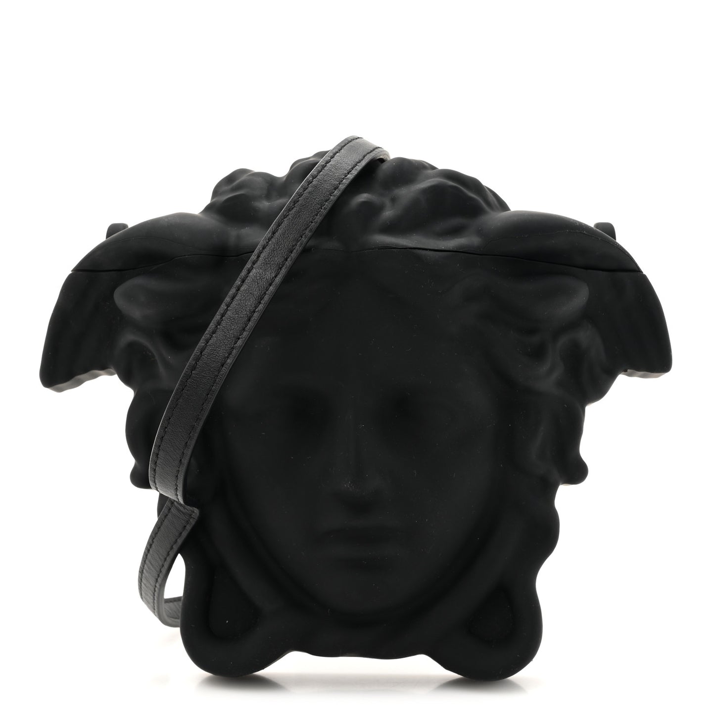 Silicone Medusa Head Crossbody Bag Black