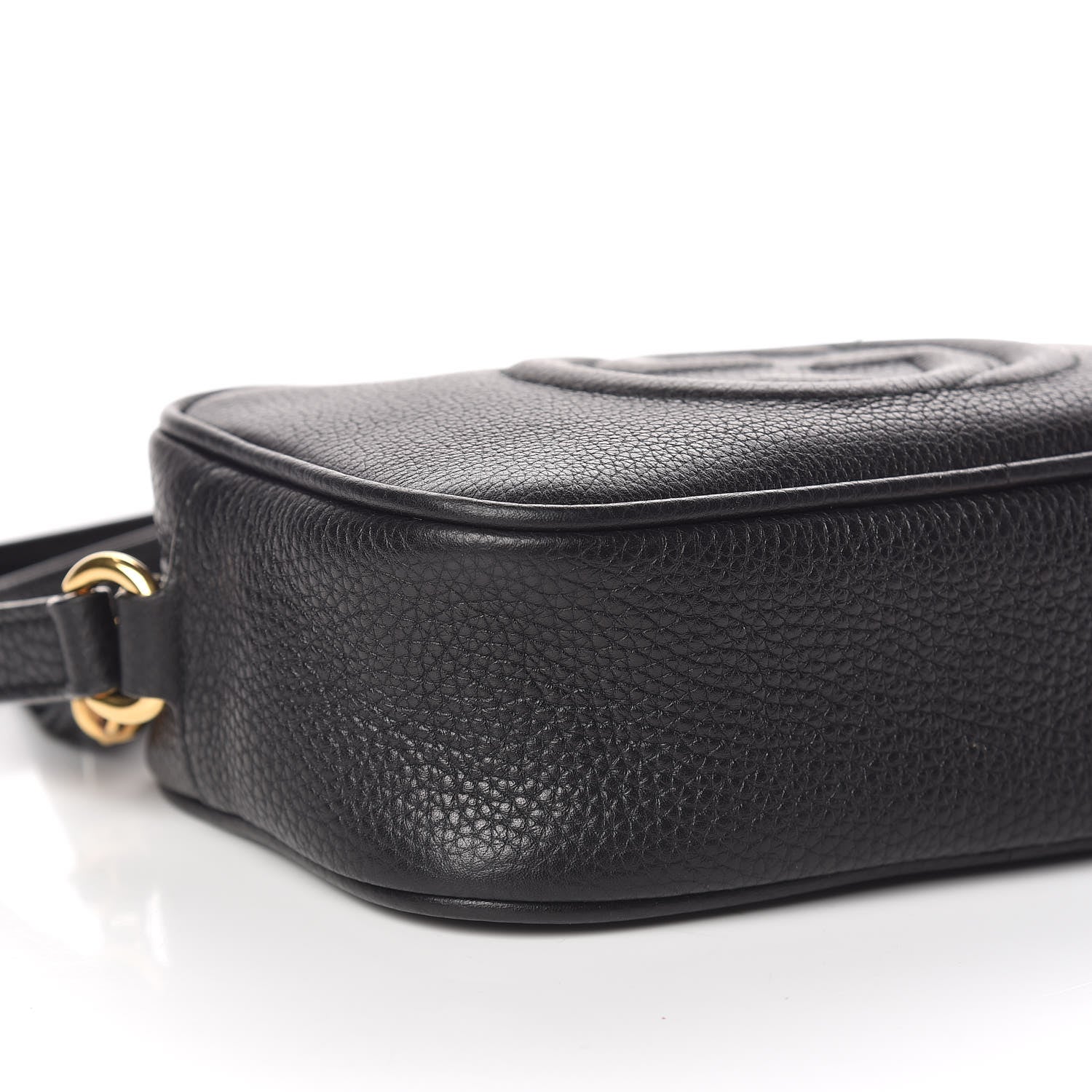 Gucci Pebbled Calfskin Mini Soho Disco Bag Black 5 of 9