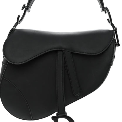 Christian Dior Ultra Matte Calfskin Saddle Bag Black 7 of 10
