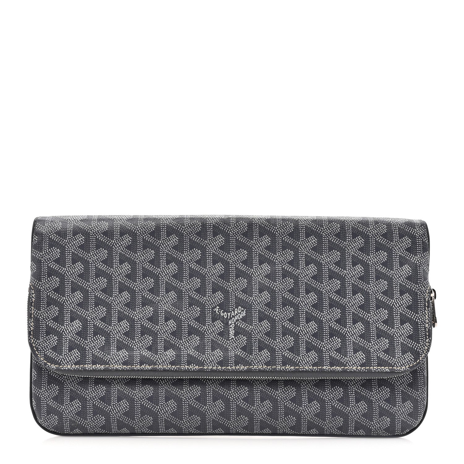 Goyard Goyardine Sainte Marie Soft Clutch Grey 1 of 10
