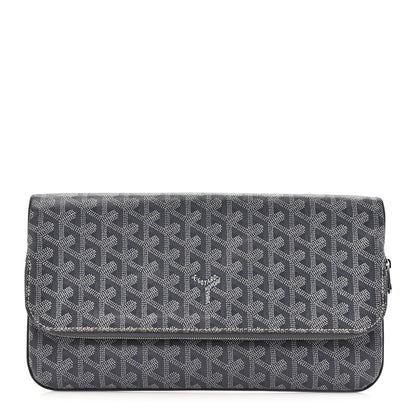 Goyard Goyardine Sainte Marie Soft Clutch Grey 1 of 10