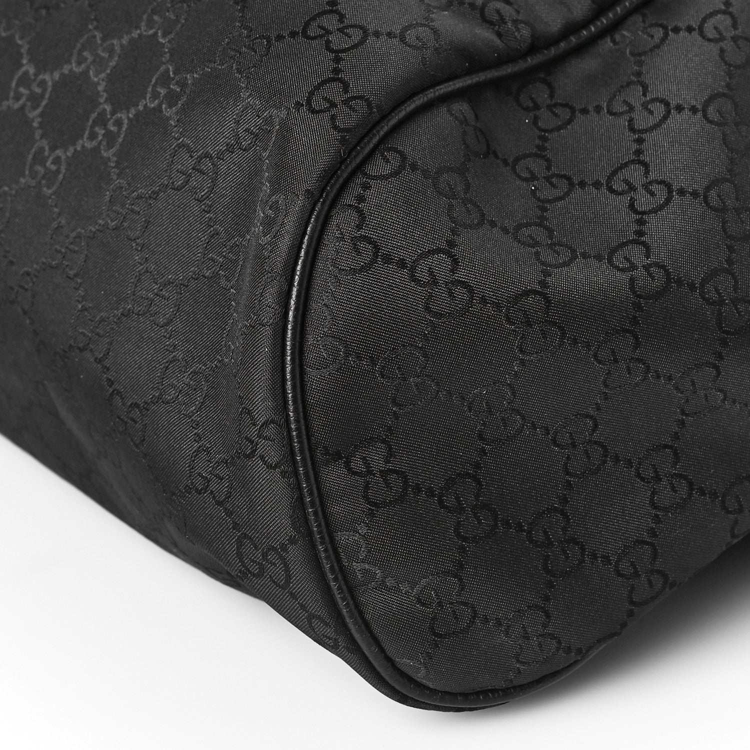 Gucci Nylon Monogram Slim Backpack Black 9 of 12
