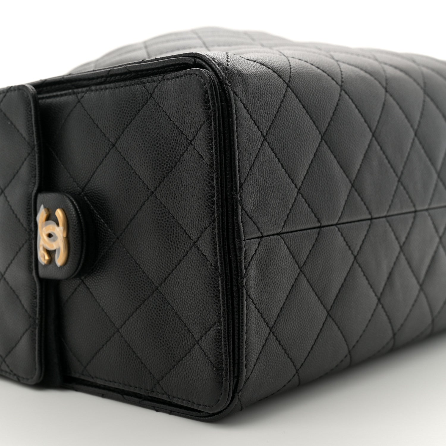 Chanel Caviar Quilted Large Chanel 25 Handbag Black 10 of 11