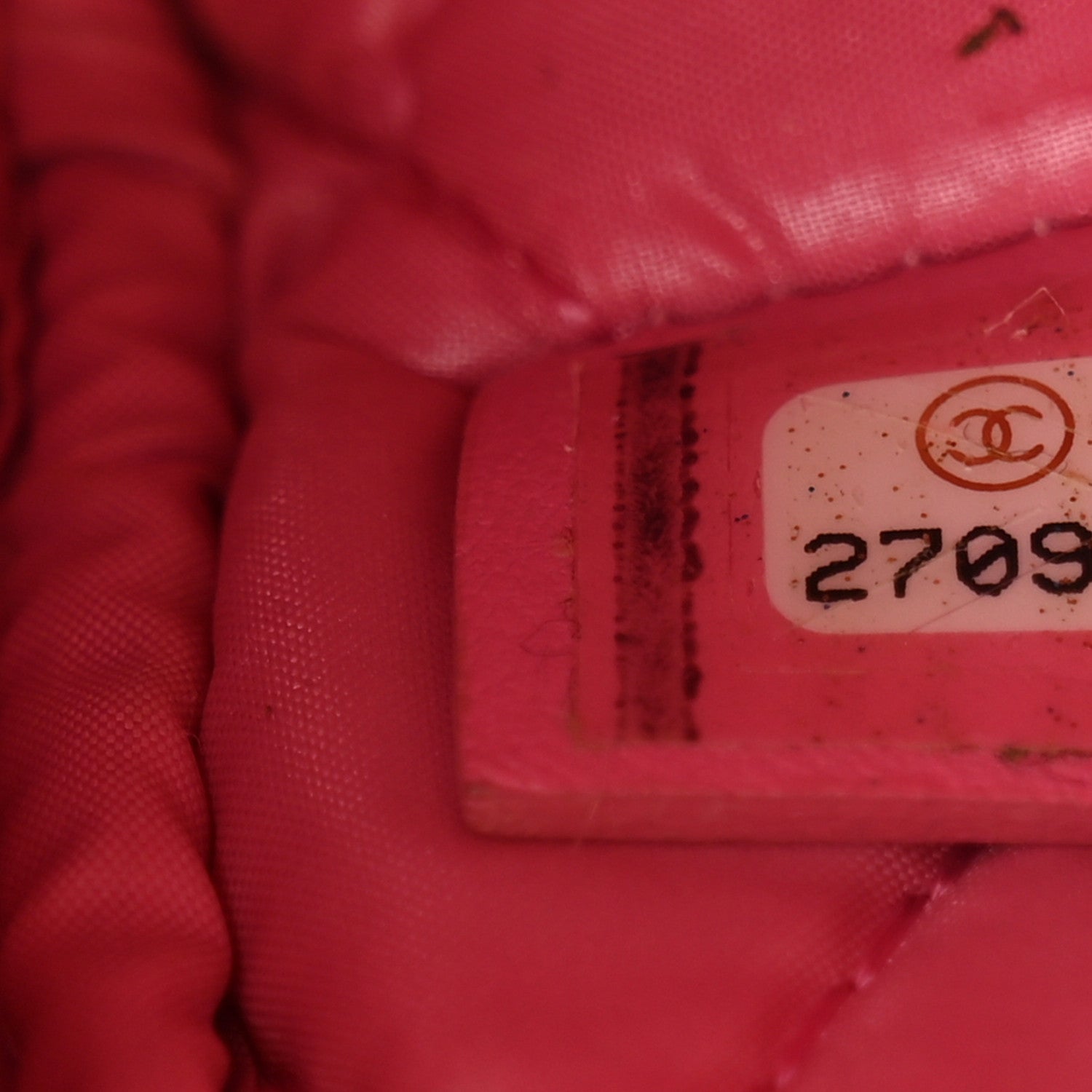 Chanel Caviar Quilted Small Curvy Pouch Cosmetic Case Pink 7 of 9