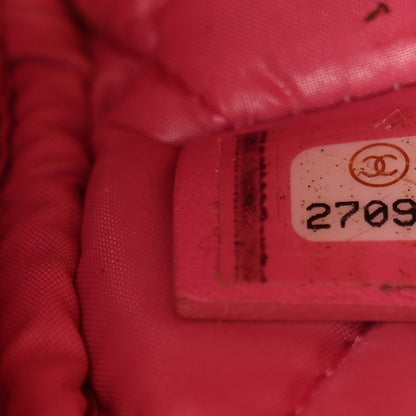 Chanel Caviar Quilted Small Curvy Pouch Cosmetic Case Pink 7 of 9