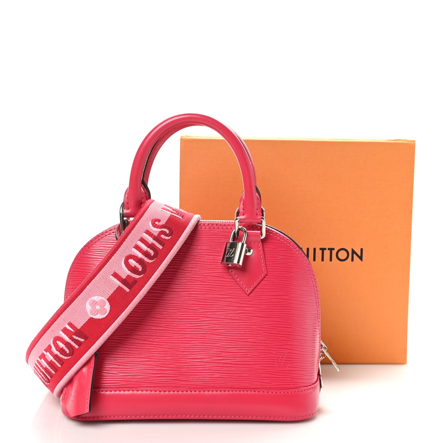 Louis Vuitton Epi Jacquard Alma BB Rose Pondicherry 10 of 10