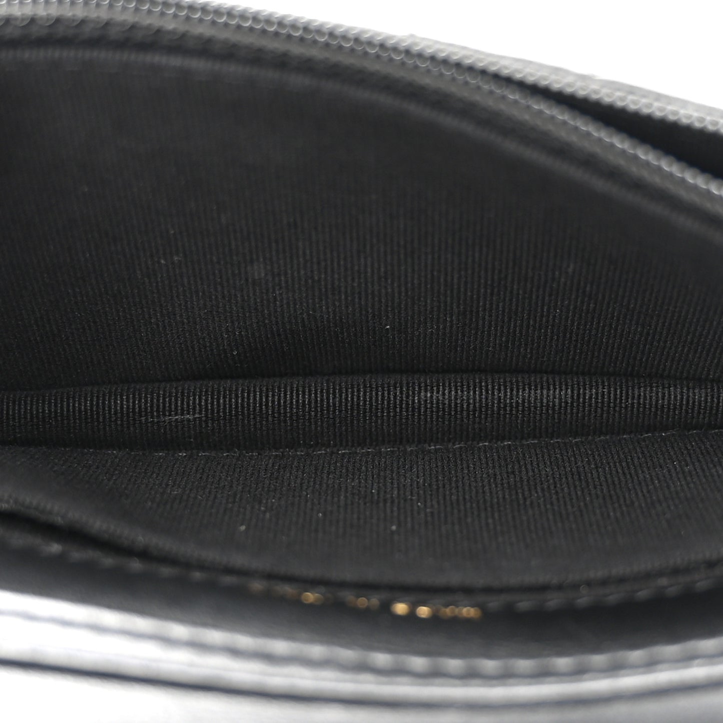 Calfskin Quilted Maxi Pearls Clutch With Chain Black