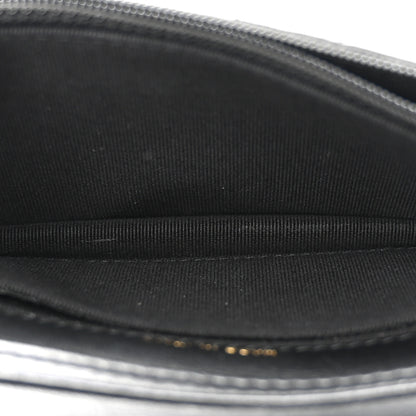 Chanel Calfskin Quilted Maxi Pearls Clutch With Chain Black 5 of 15