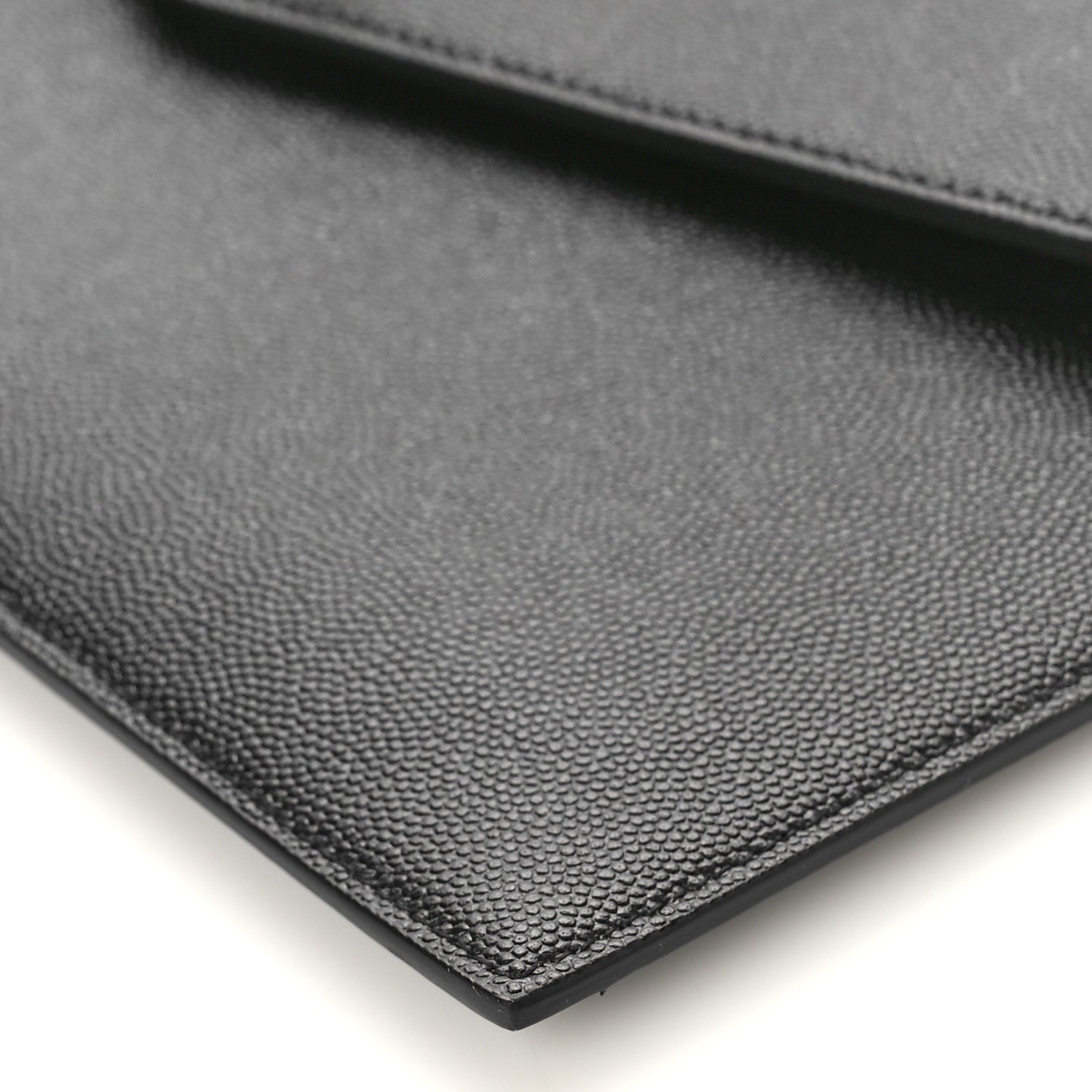 Saint Laurent Grain De Poudre Uptown Pouch Black 8 of 9