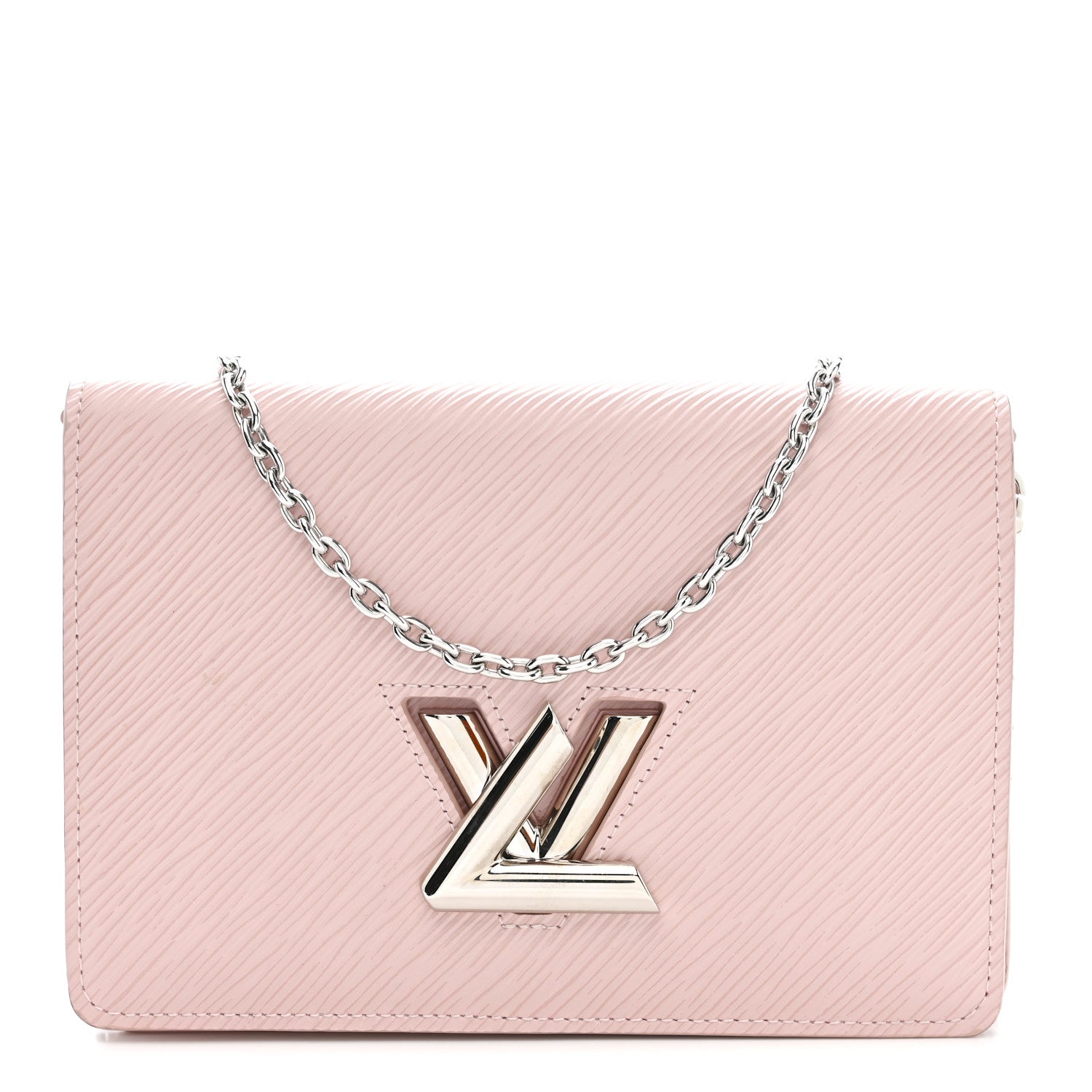 Louis Vuitton Epi Twist Belt Chain Wallet Rose Ballerine 1 of 11
