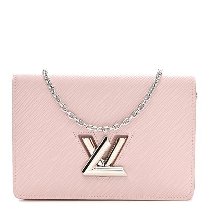 Louis Vuitton Epi Twist Belt Chain Wallet Rose Ballerine 1 of 11