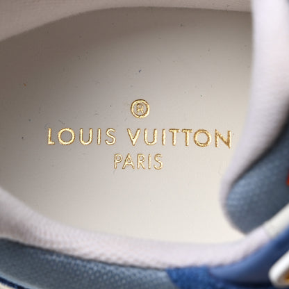 Louis Vuitton Suede Run Away Sneakers 37 Blue 6 of 8