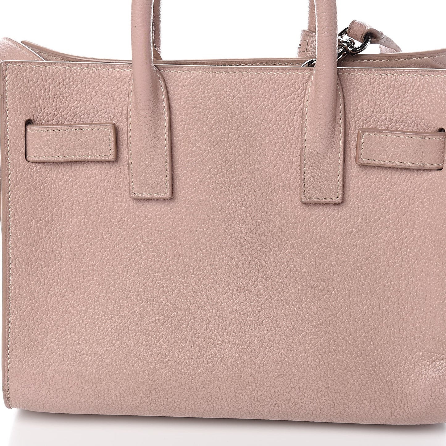 Grained Calfskin Nano Sac De Jour Antique Rose