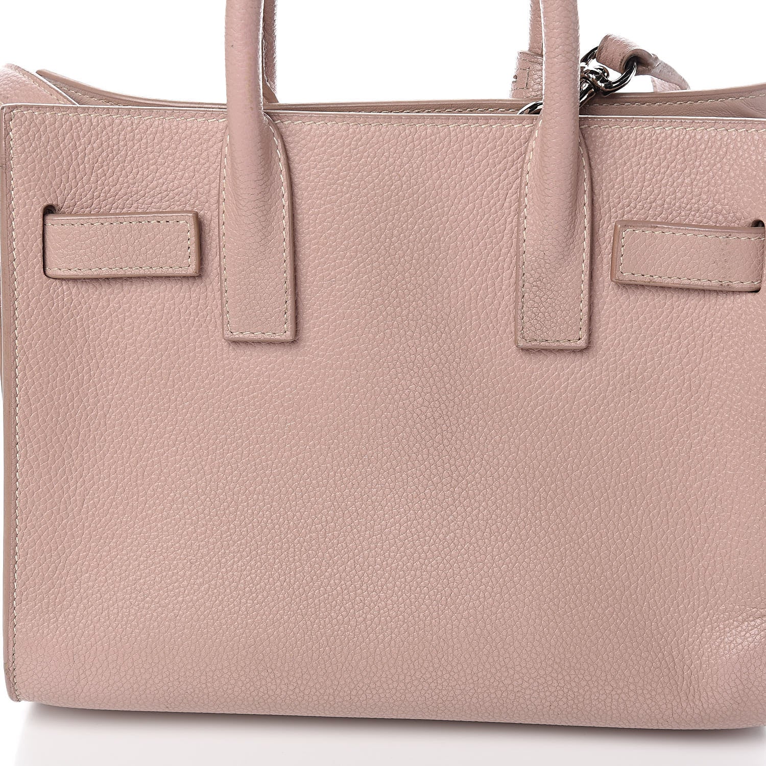 Saint Laurent Grained Calfskin Nano Sac De Jour Antique Rose 12 of 13
