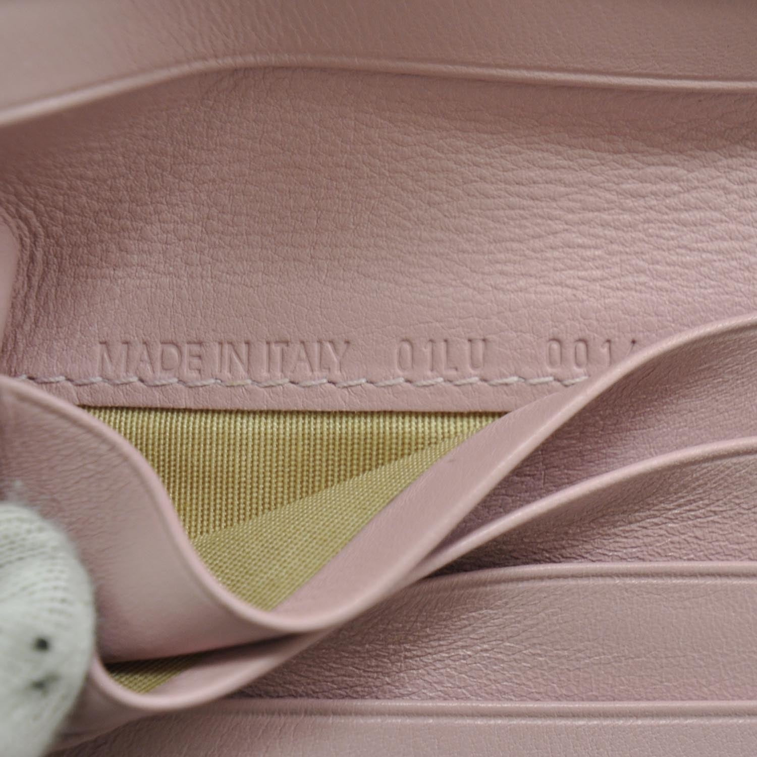 Christian Dior Canvas Patent Diorissimo Girly Wallet Pink 7 of 7