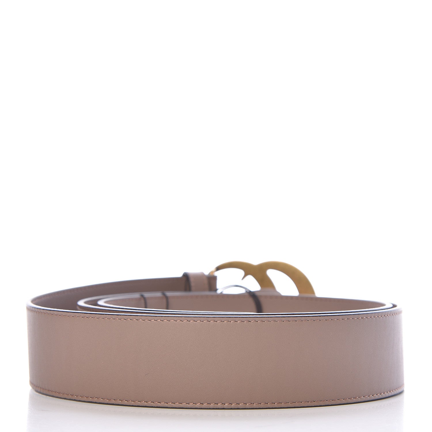 Gucci Calfskin Double G 40mm Belt 115 46 Porcelain Rose 3 of 6