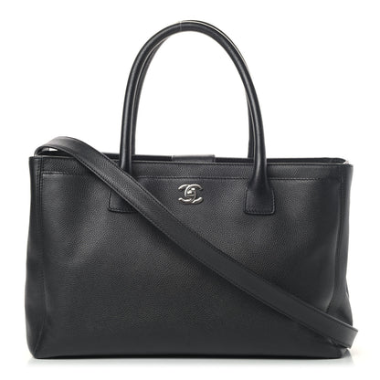 Chanel Calfskin Cerf Executive Shopper Tote Black 1 of 6