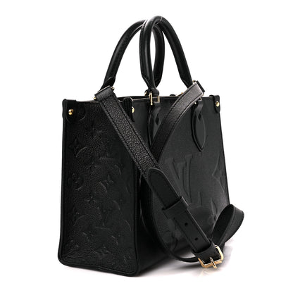 Louis Vuitton Empreinte Monogram Giant Onthego PM Black 3 of 10