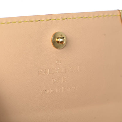 Louis Vuitton Monogram Multicolor Porte-Monnaie Plat Coin Purse Black 6 of 6