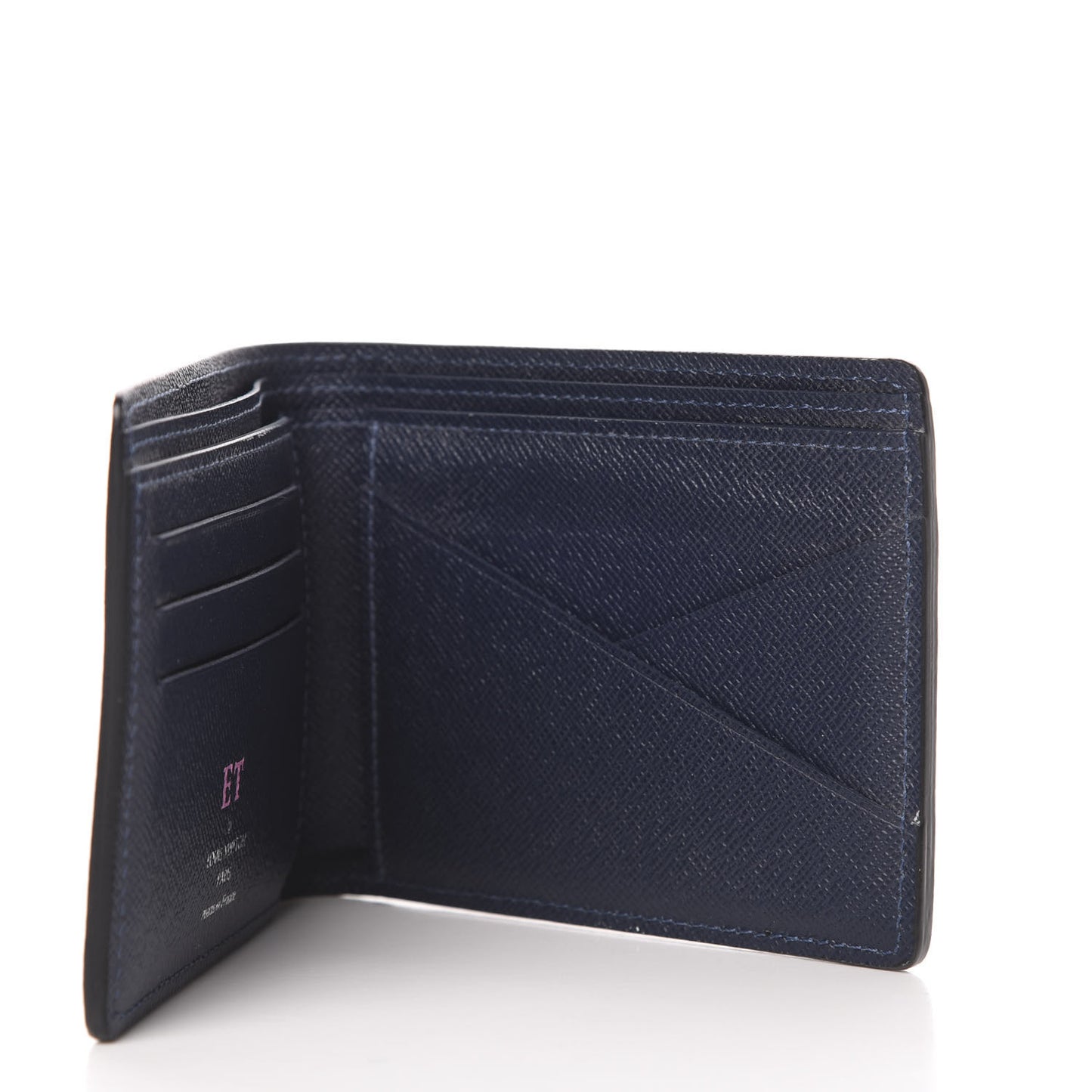 Epi Initials Multiple Wallet Blue Marine