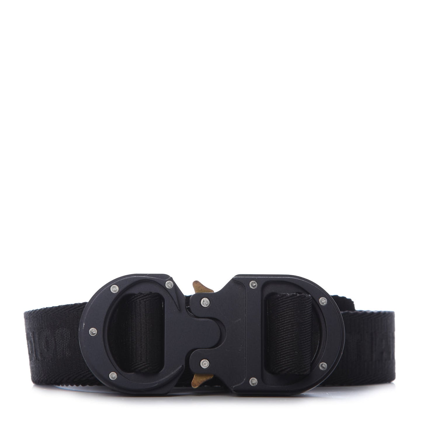 Jacquard Nylon Aluminum 25mm CD Belt 100 Black