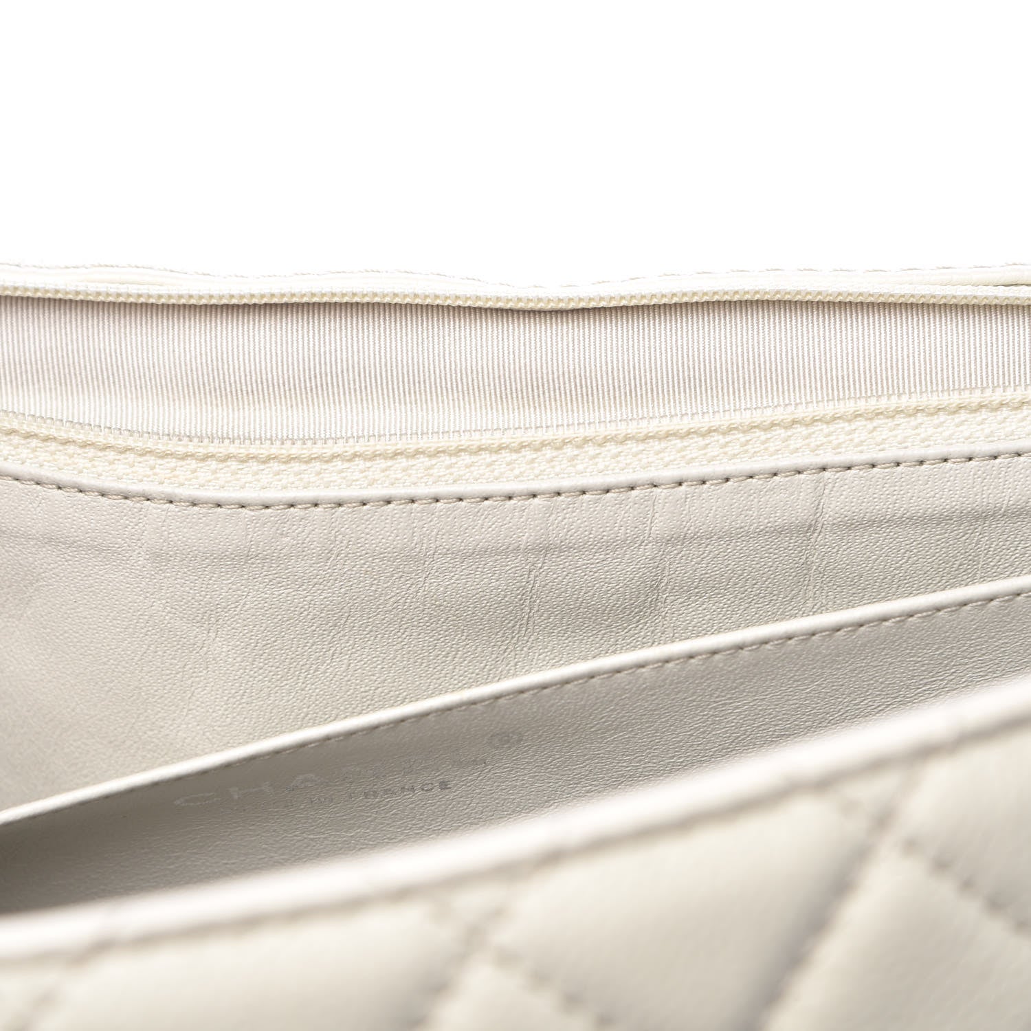 Chanel Caviar Quilted Maxi Single Flap White 18 of 21