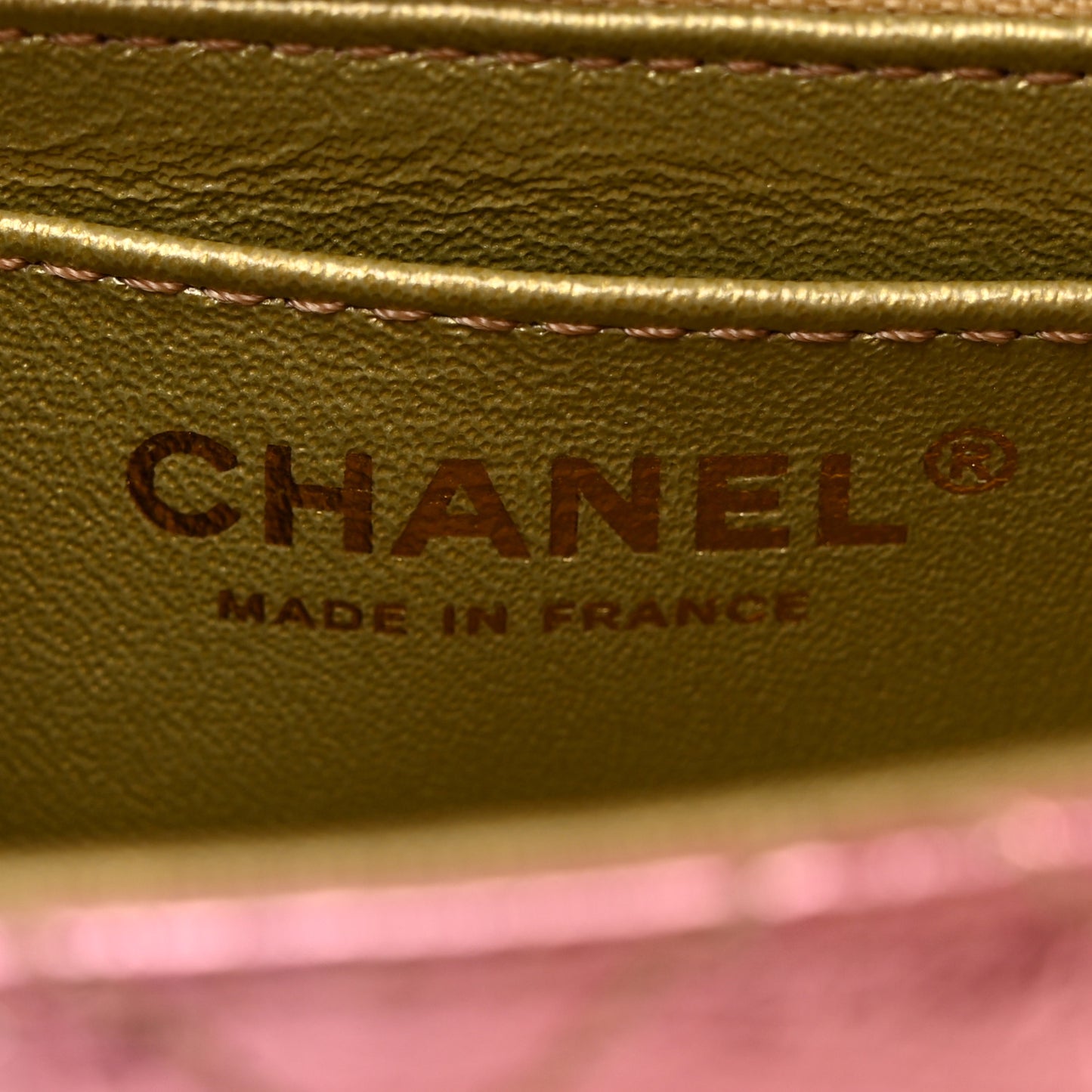 Metallic Goatskin Quilted Mini 2.55 Reissue Flap Multicolor