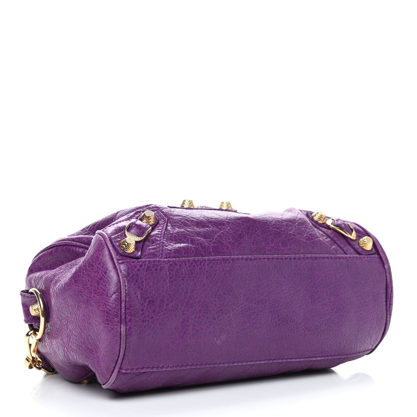 Agneau Giant 21 Gold Hardware Mini Twiggy Ultraviolet