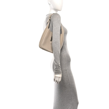 Saint Laurent Smooth Calfskin Small Le 5 A 7 Soft Hobo Sea Salt 2 of 9