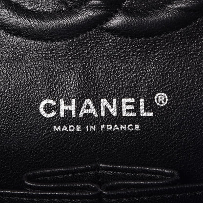 Chanel Metallic Tweed Medium Double Flap Black White 7 of 8