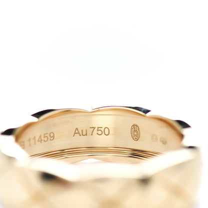Chanel 18K Yellow Gold Small Coco Crush Ring 57 8 4 of 6